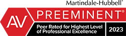 Martindale AV rated logo